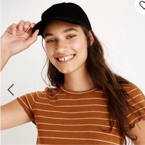 Madewell Ciao for Now hat ball cap black VGUC